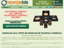 Tablet Screenshot of naranjaslola.com